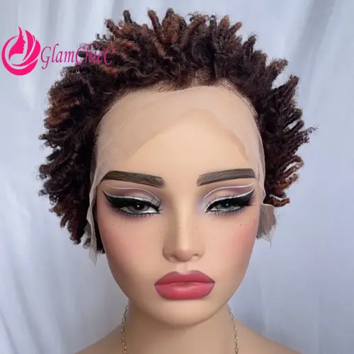 Premium Glueless 13x4 Lace Front Wig 6 Inch 180% Density