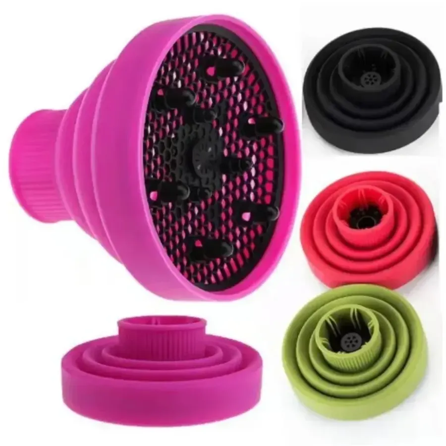 Universal Foldable Hair Dryer Diffuser and Concentrator