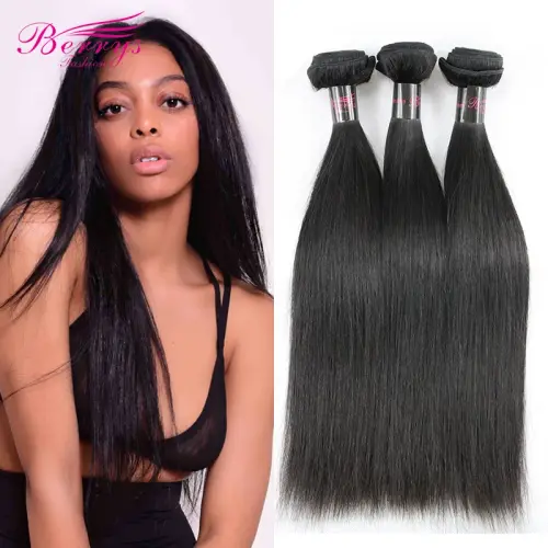 Indian Virgin Hair Straight Human Hair 3 Bundles Deal 100%