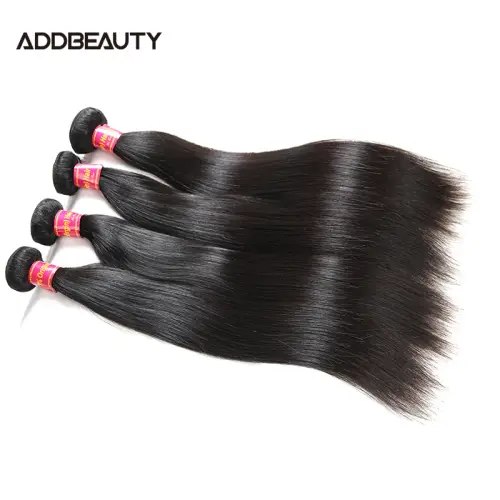 Straight Human Hair Bundle Addbeauty Brazilian Raw Virgin