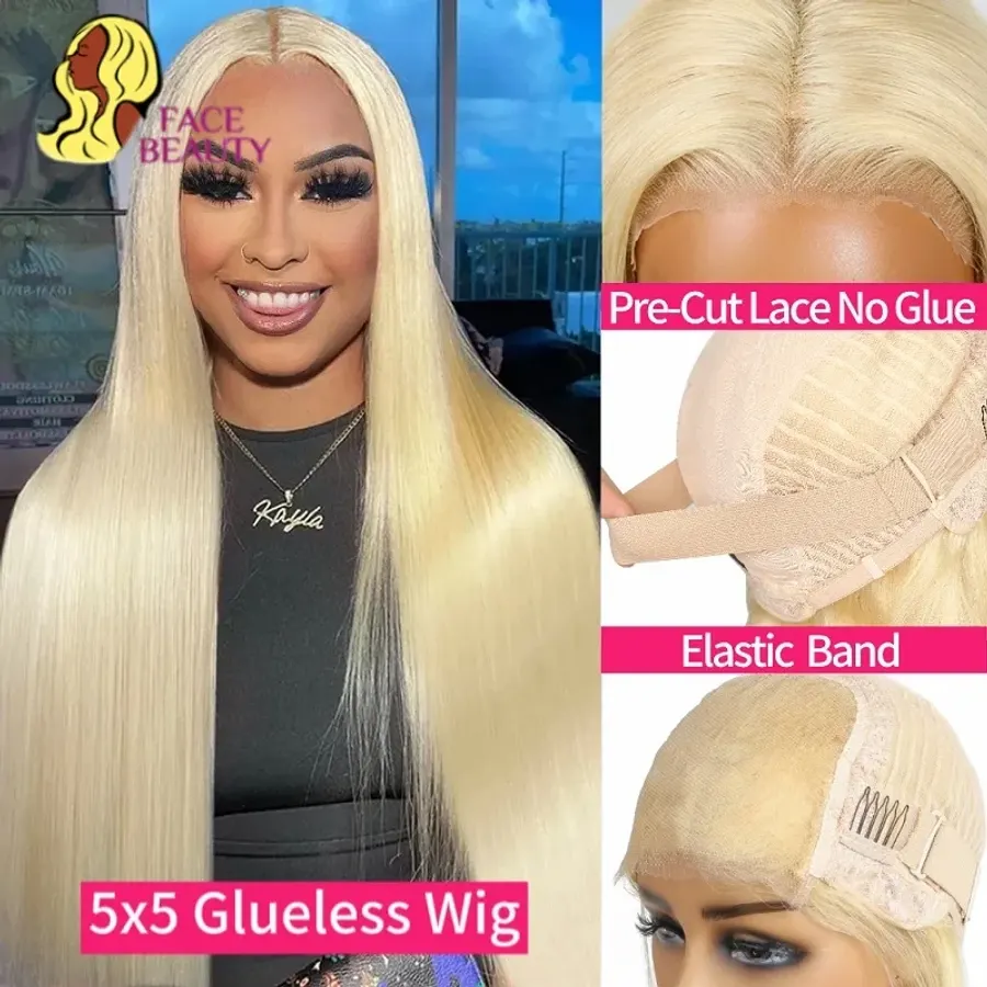 Blonde Lace Front Wig Human Hair 613 13x4 Lace Frontal Wig