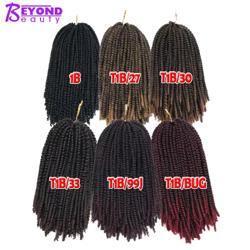 50 strands Ombre Nubian Twist Hair Extensions Synthetic