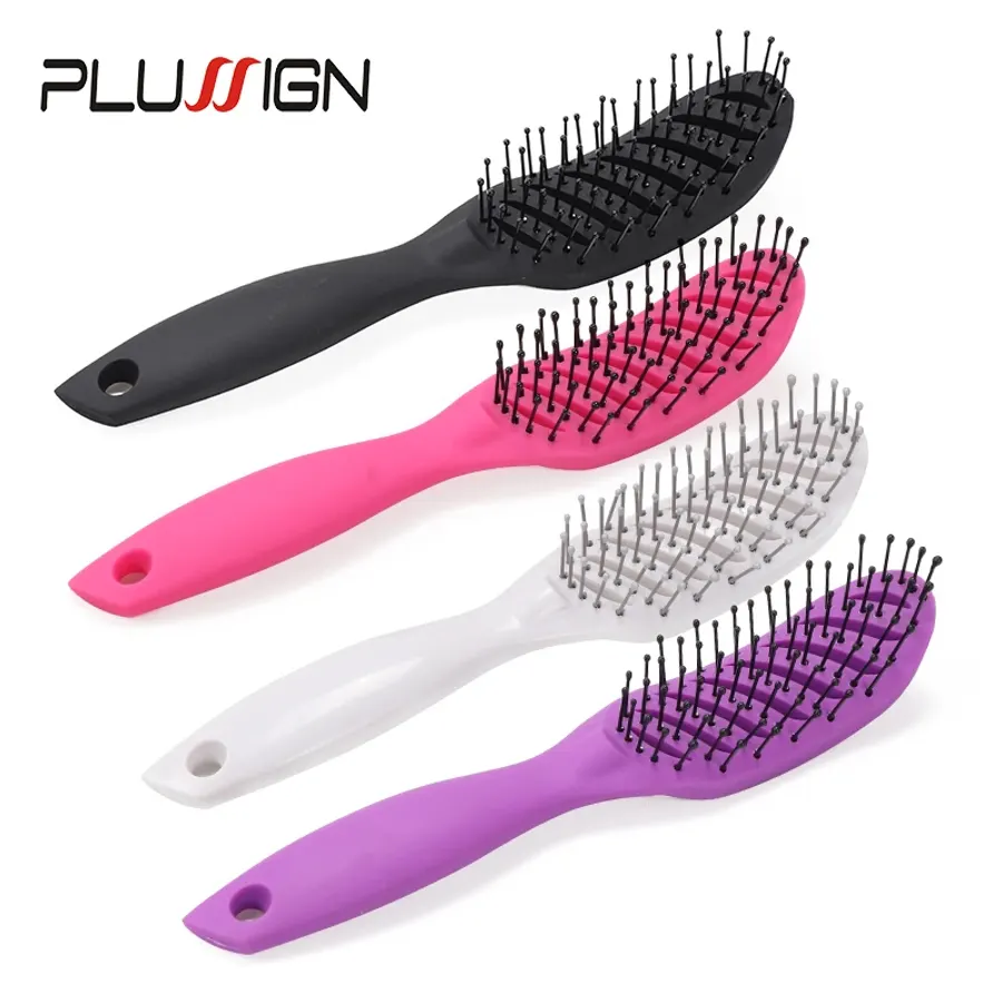 Wet Curly Detangle Hair Brush For Salon Hairdressing Styling